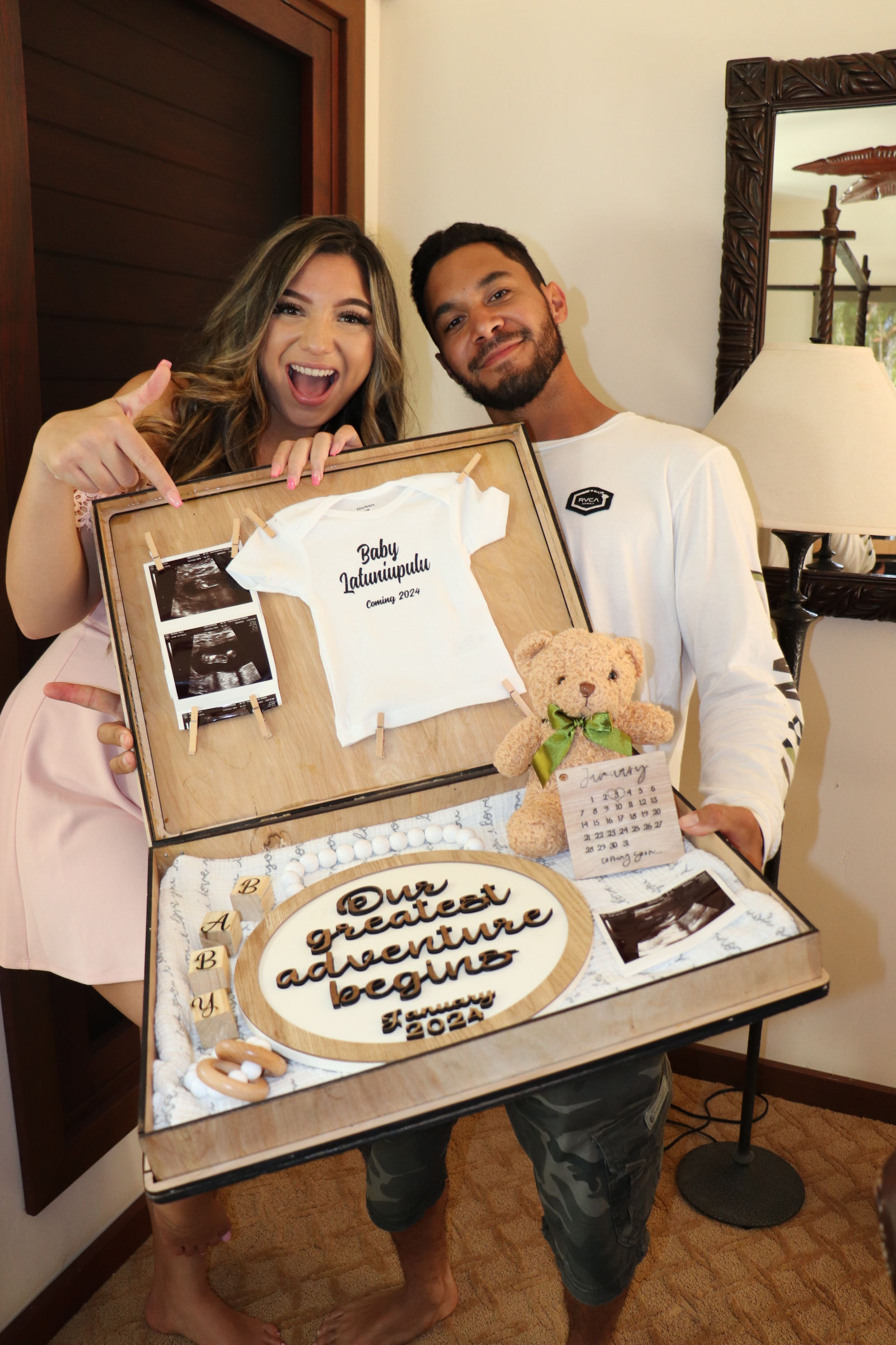 Wooden Announcement Box
