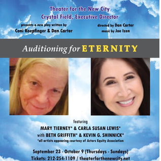 AUDITIONING FOR ETERNITY to Premiere at Theatre For The New City This Month