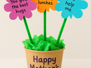 "Reasons I Love You" Flower Pot Craft