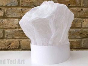Make a paper Chef hat