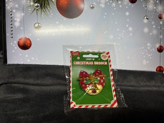 Thumbnail: Christmas Light Up Brooch