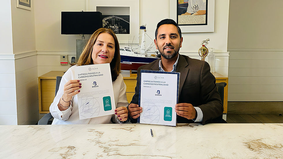 <img src="/images/servigrup-borsea-sicma-certificado-go-neutral.jpg" alt="Alta dirección de Servigrup de BORSEA y SICMA Ecuador sosteniendo el certificado 'Rumbo a la Carbono Neutralidad' del programa Go Neutral" loading="lazy" decoding="async" />