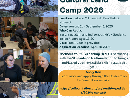 2026 Saavittut Inuit Cultural Land Camp