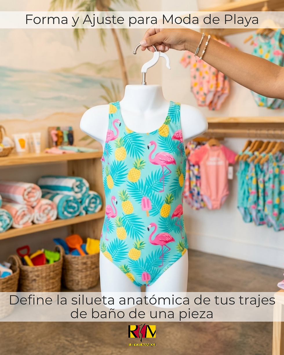 Miniatura: Maniquí Silueta Torso Infantil Unisex | Exhibidor para Ropa de Niño y Niña