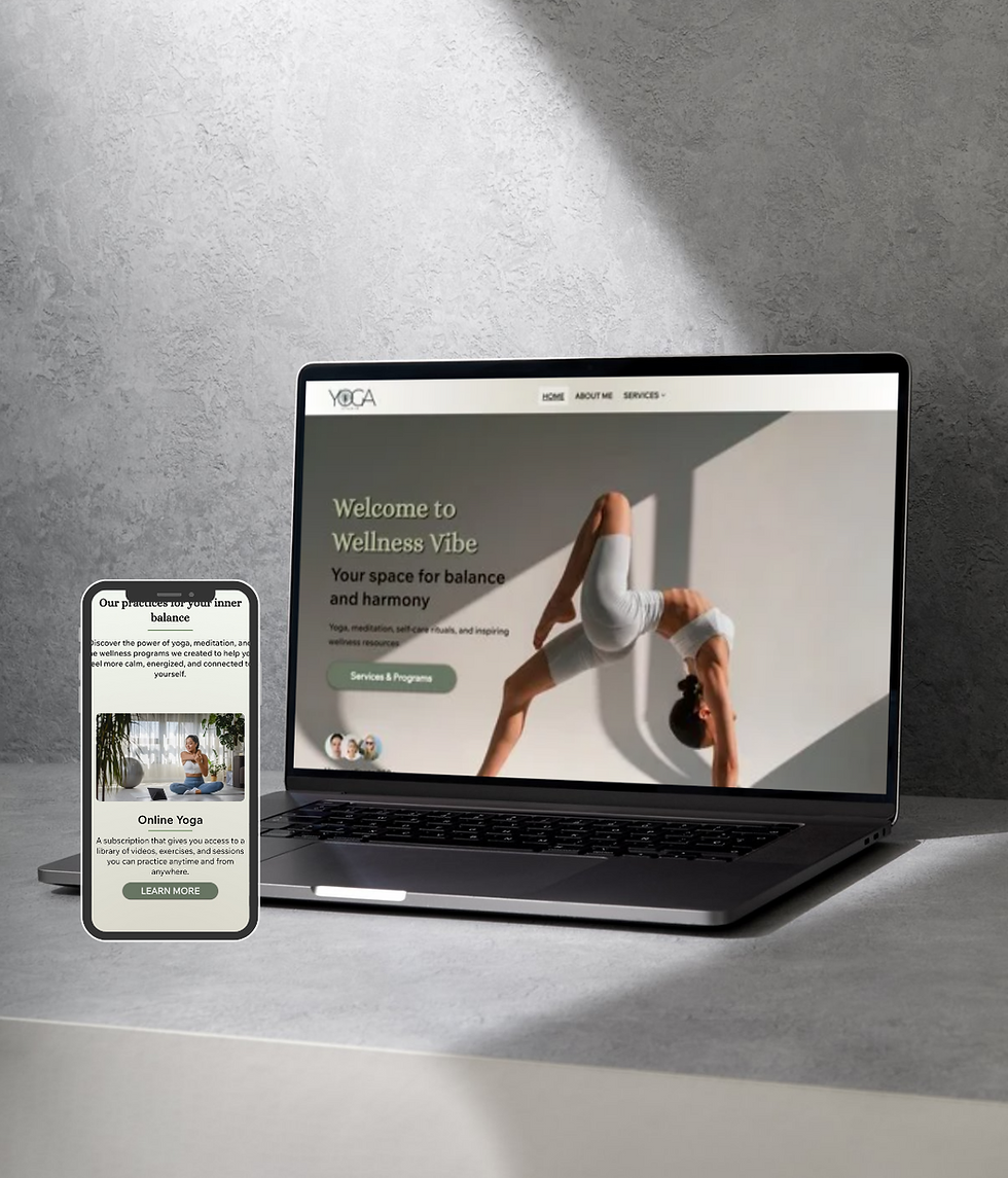 Online yoga website