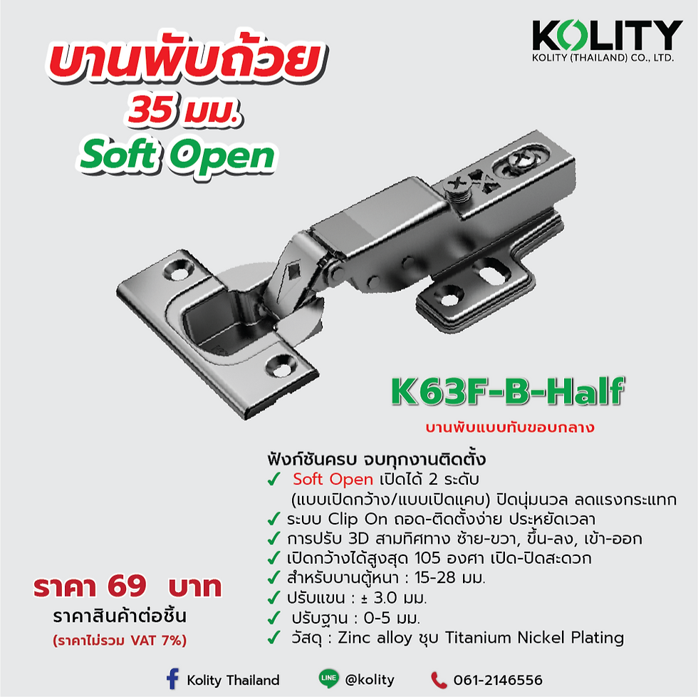 ซื้อชุดบานพับกดกระเด้งครบเซ็ตที่ไหนดี