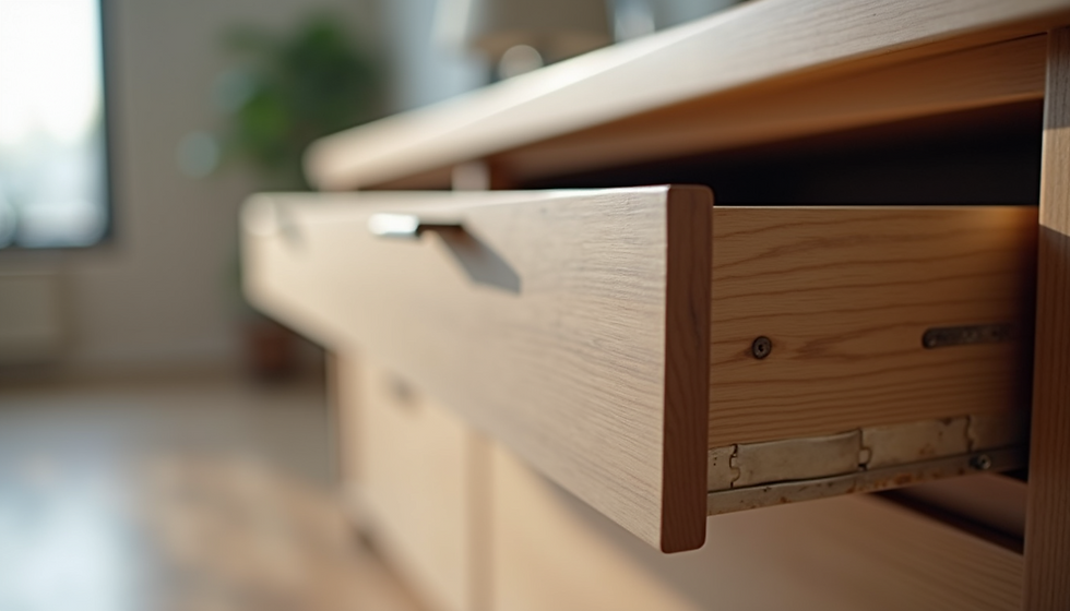 รางลิ้นชักรับข้าง แบบ 3 ตอน