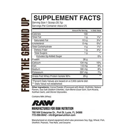 Thumbnail: Grass-Fed Whey Isolate