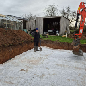 top protective cover for soakaway