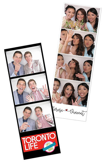 photo booth strips, Toronto