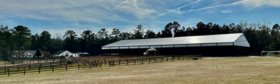 Covered Riding Arena, get out of the weather, hot or cold...
