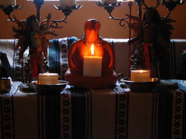Altar at the Academy sanctuary