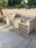 BBQ grill install