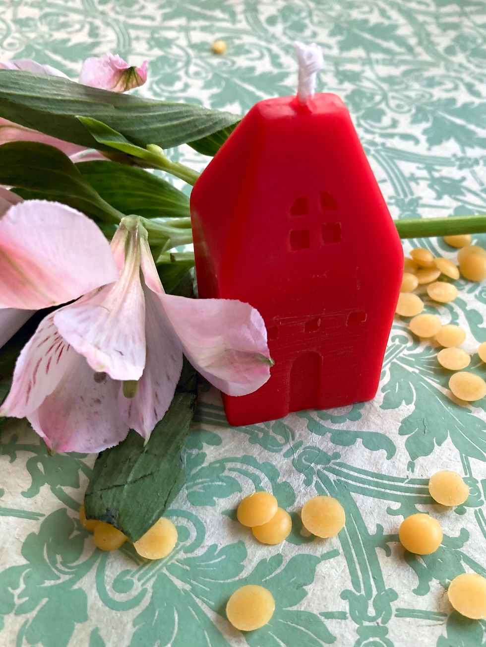 Miniatyrbilde: Lite hus av bivoks