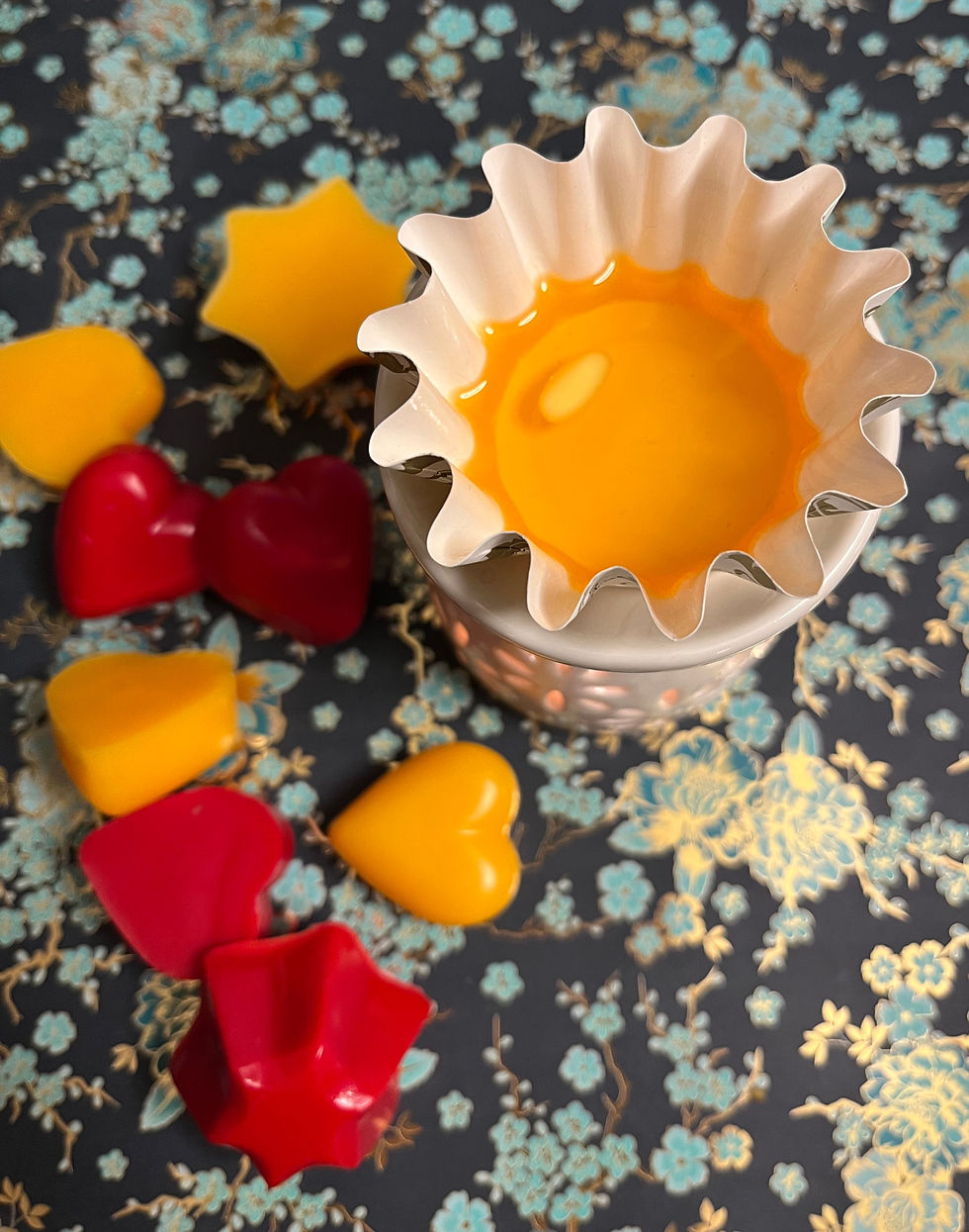 Miniatyrbilde: Bivoks melts med eteriske oljer