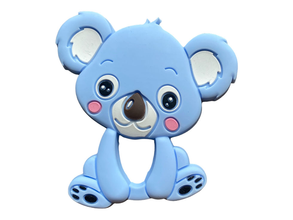 Miniaturbild: Beißring, Beißanhänger aus BPA-freiem Silikon Koala Bär