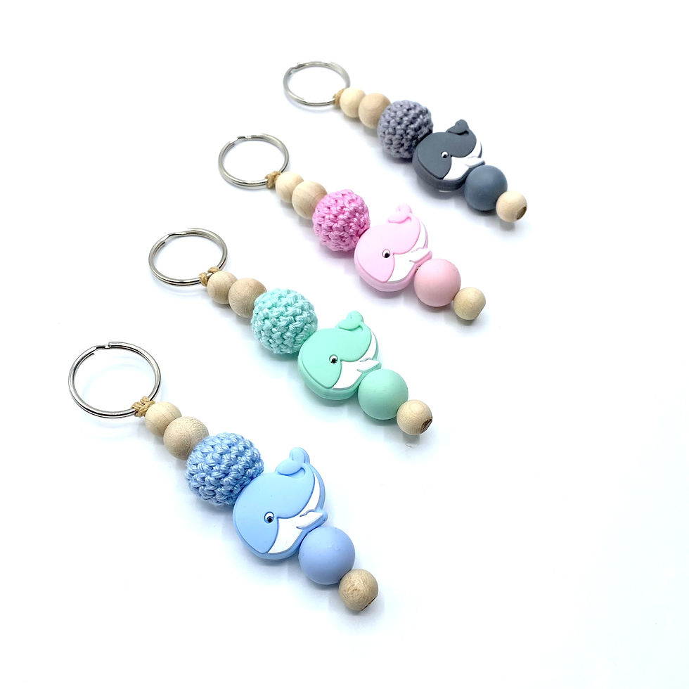 Schlüsselanhänger Wal ohne Personalisierung