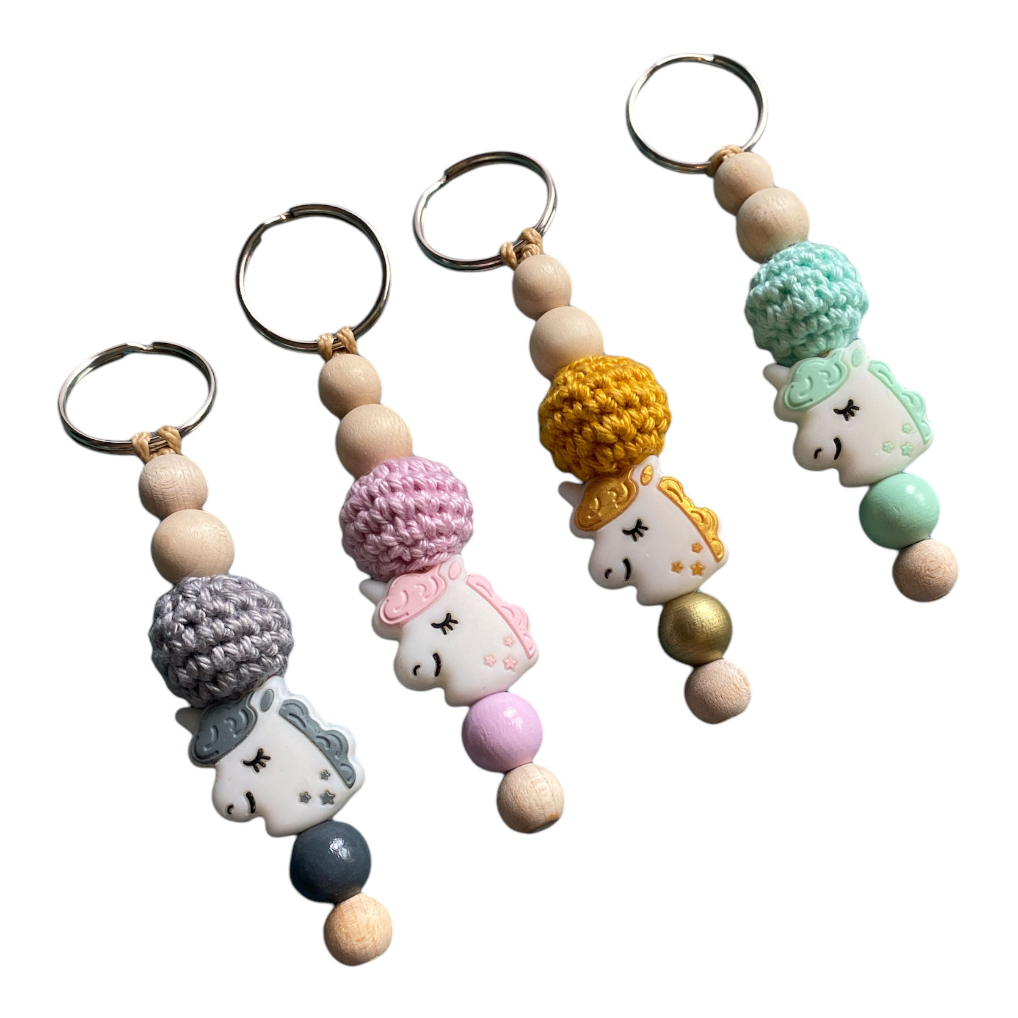 Schlüsselanhänger Einhorn ohne Personalisierung