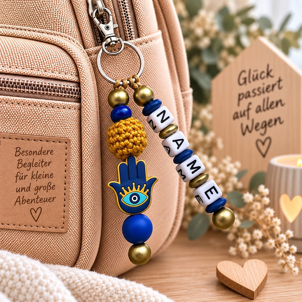 Miniaturbild: Schlüsselanhänger mit Namen Hand der Fatima ,individuelles Geschenk