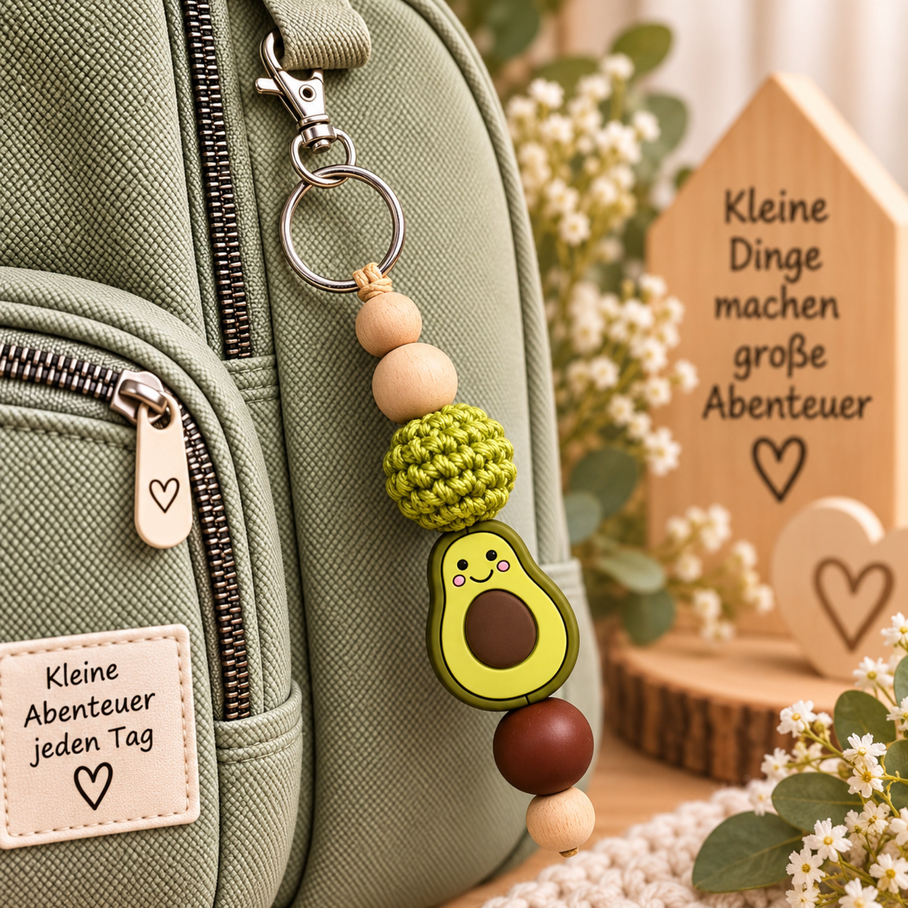 Schlüsselanhänger Avocado ohne Personalisierung