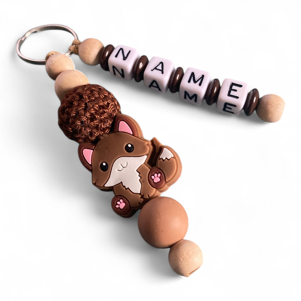 Miniaturbild: Schlüsselanhänger mit Namen Fuchs, Geschenkidee personalisiert