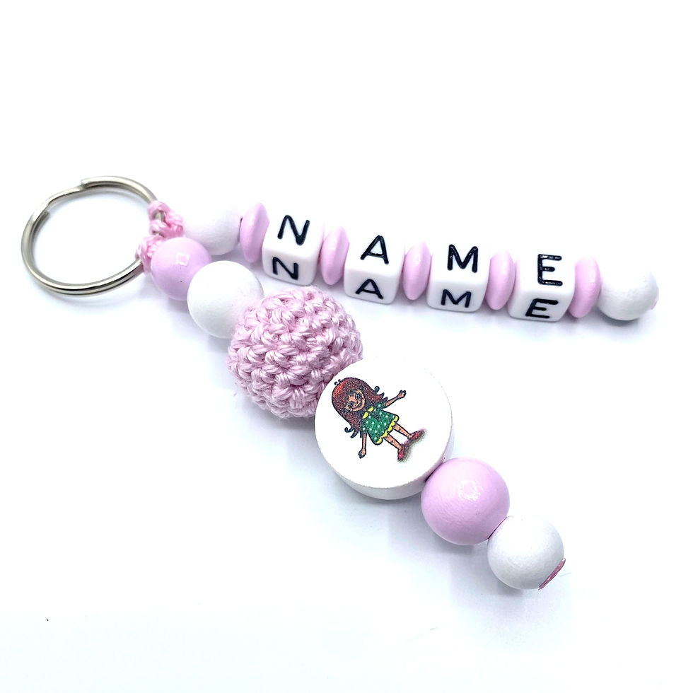 Miniaturbild: Schlüsselanhänger Sternzeichen Jungfrau personalisiert mit Namen, Geschenkidee