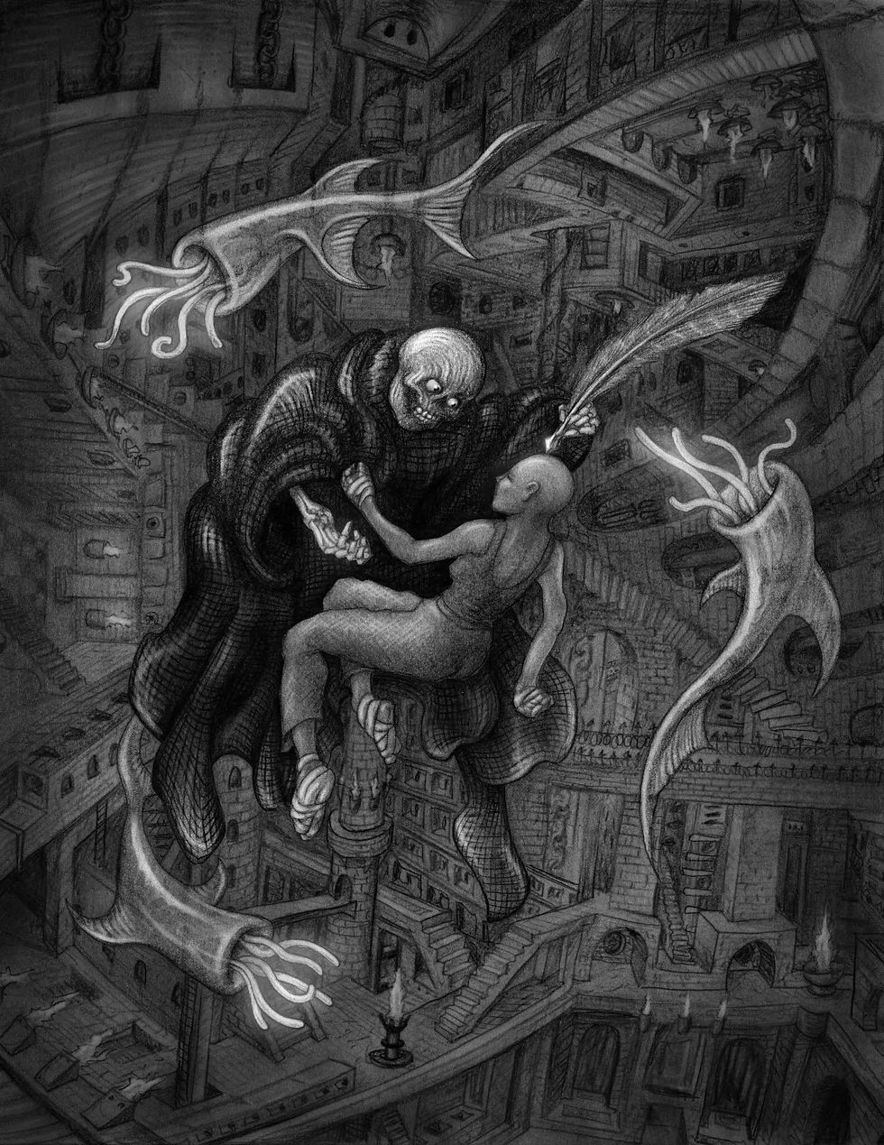Illustration for Marginalia, by Ari Bach