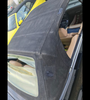 BMW E30 Cabrio neues Verdeck Detailansicht