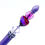 Thumbnail: Royal Glimmer Lampwork Heart Pen