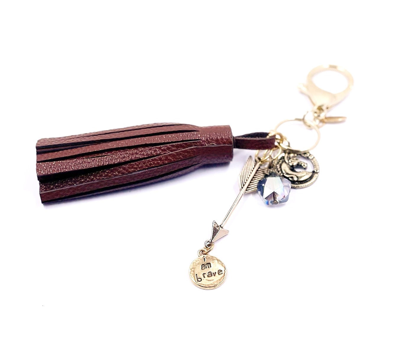 Am Brave Purse Charm