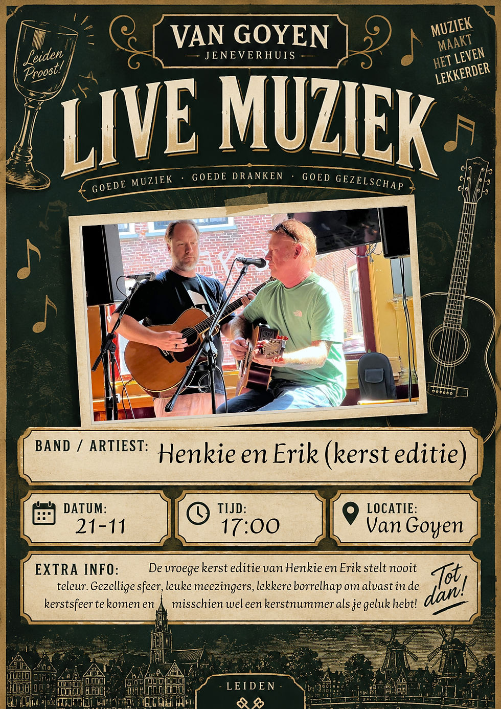 LIVE MUZIEK - Henkie en Erik (kerst editie)