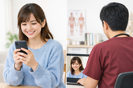 オンライン診療する患者さん