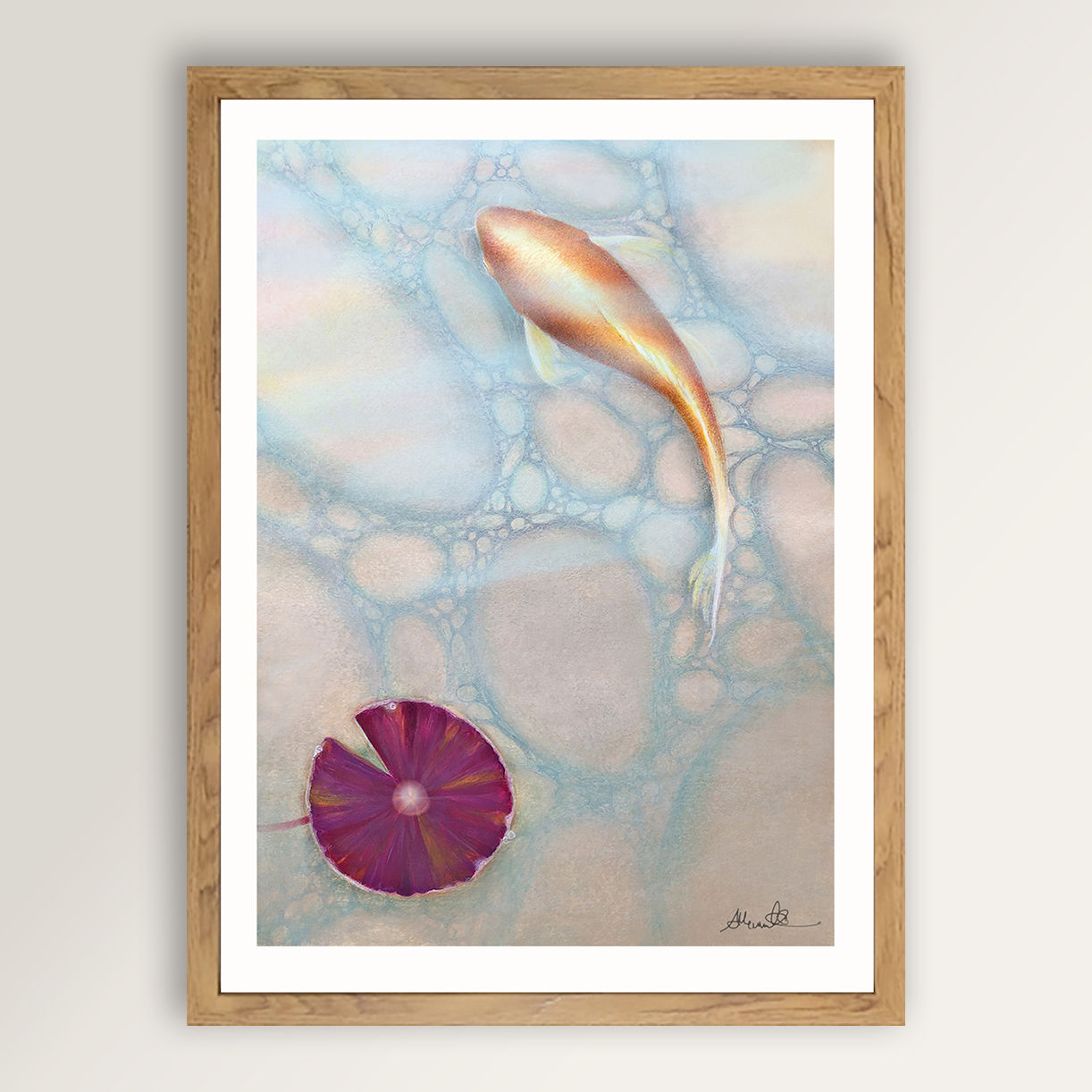 Prints - Calm with the Koi I