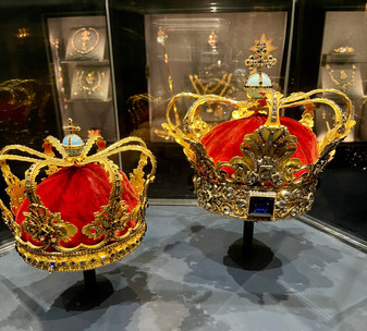 Crown Jewels at Rosenborg Castle in Copenhagen, Denmark