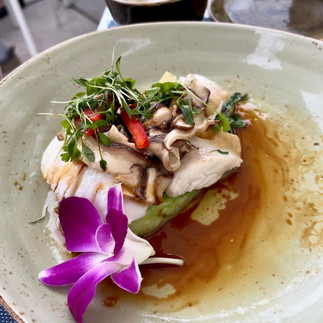 fish on a plate at House Without a Key restaurant, Oahu, Hawaii