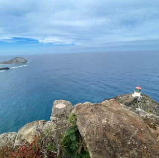 view from Makapu’u Lighthouse trail, Oahu, Hawaii