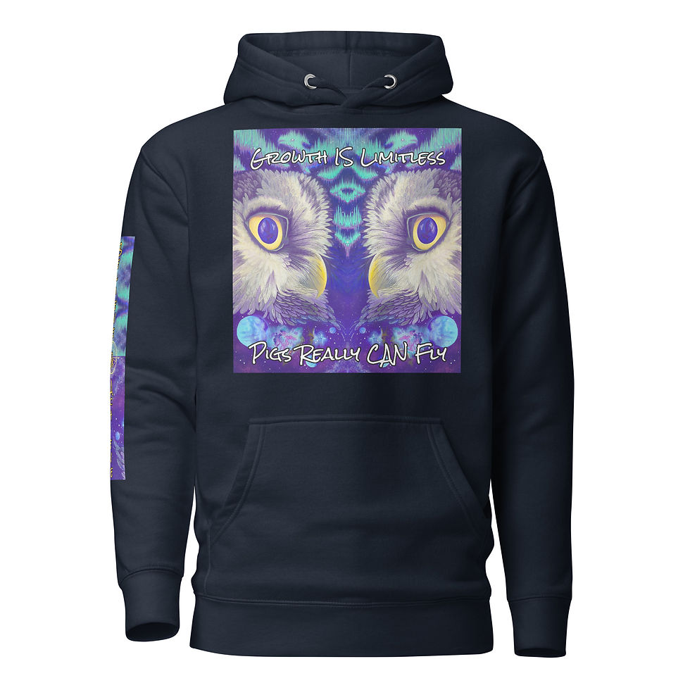 Thumbnail: "Growth is Limitless" Cotton Hoodie
