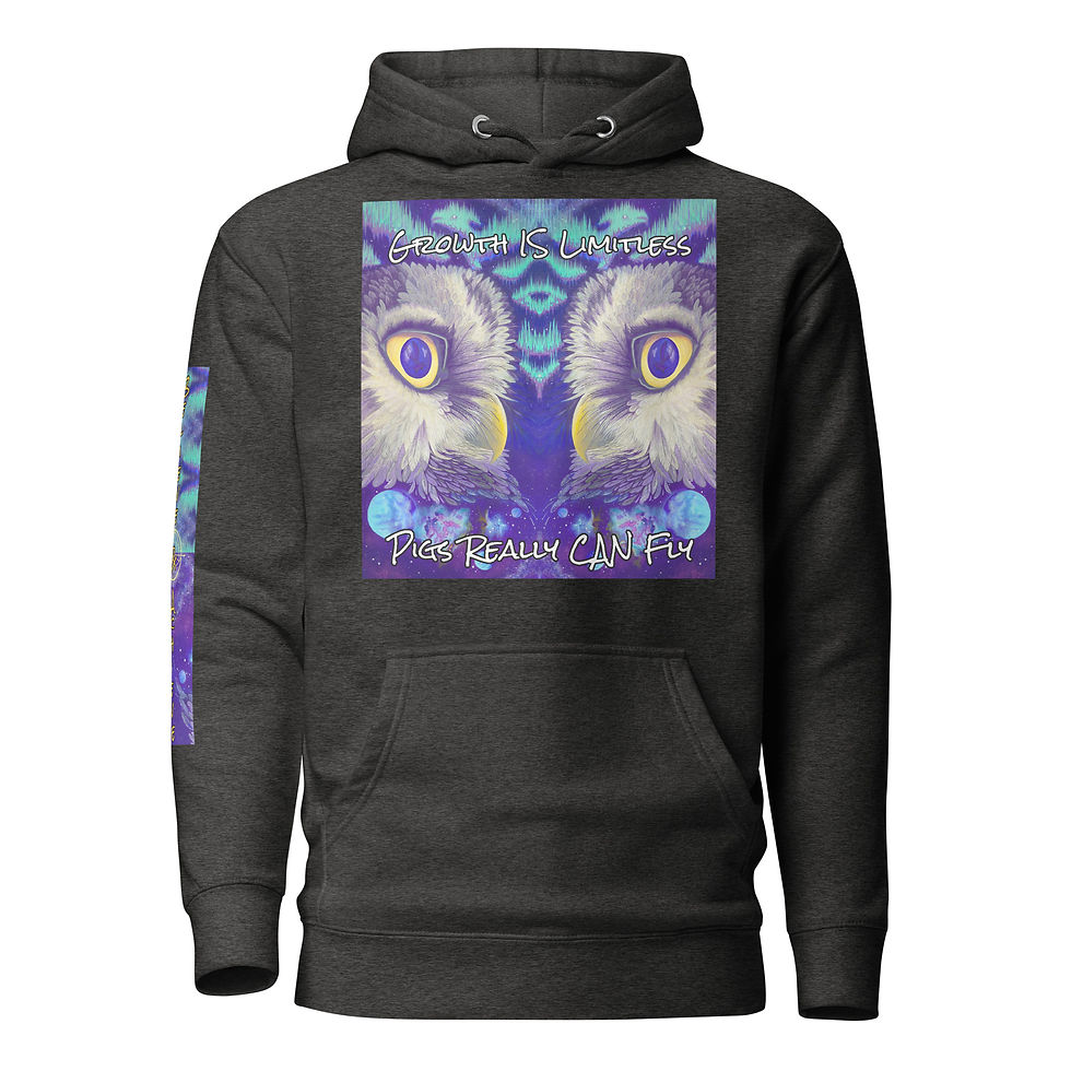 Thumbnail: "Growth is Limitless" Cotton Hoodie