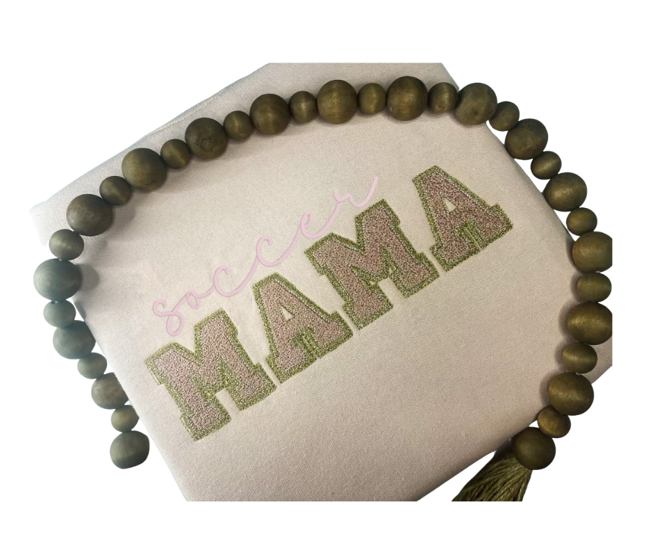 Thumbnail: MAMA Faux Chenille Sweatshirt