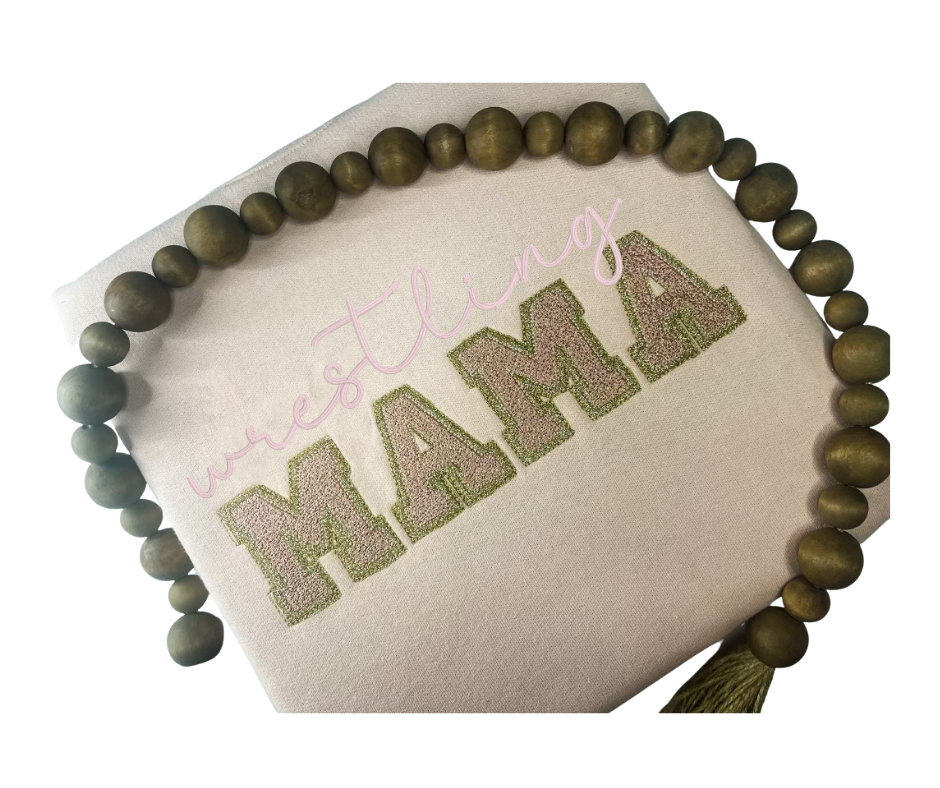 Thumbnail: MAMA Faux Chenille Sweatshirt