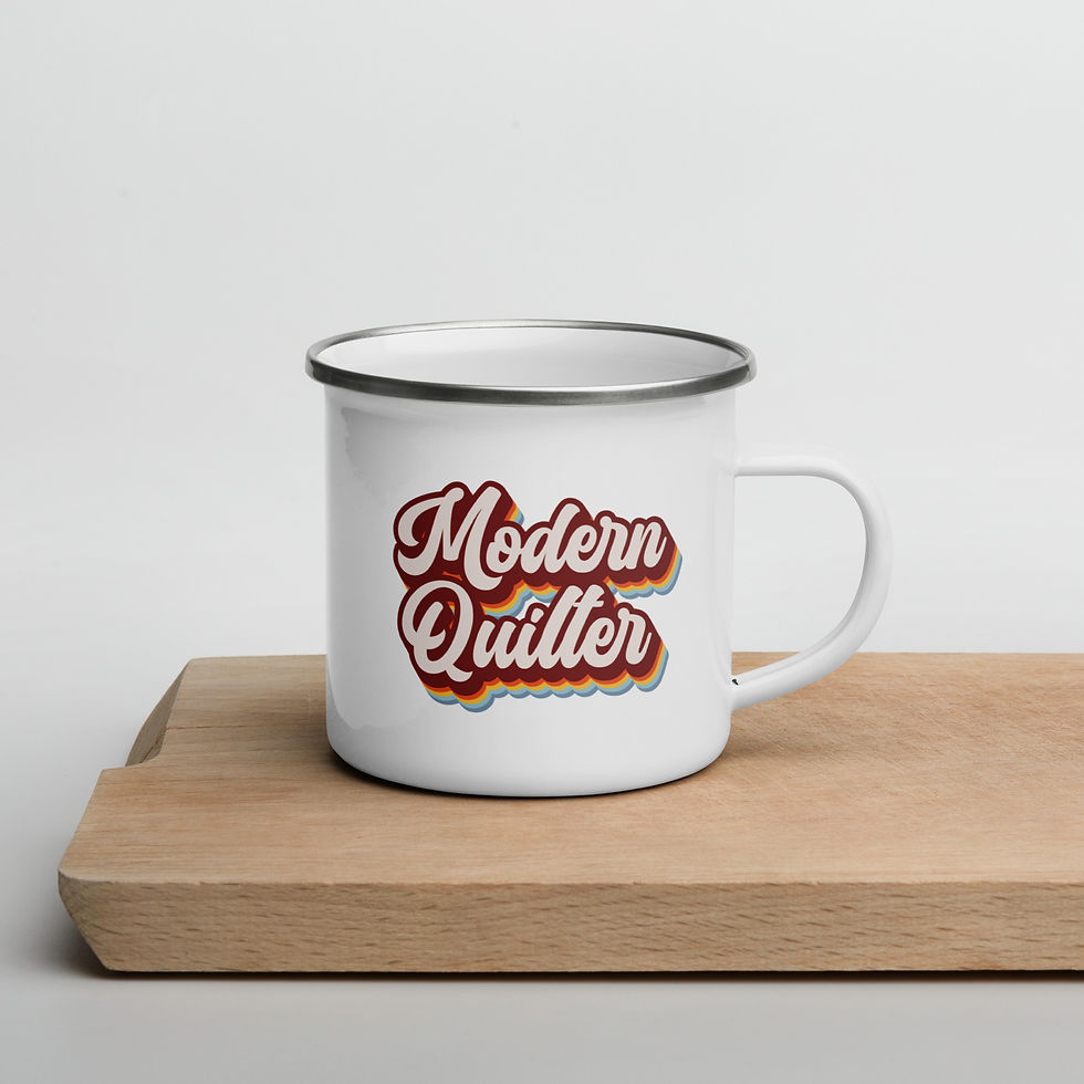 Miniature : Enamel Mug - Modern Quilter