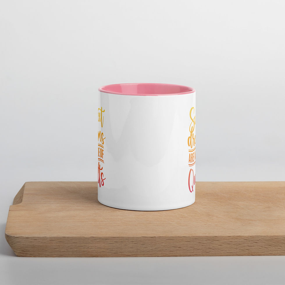 Miniature : Ceramic mug for quilters - Sweet dreams