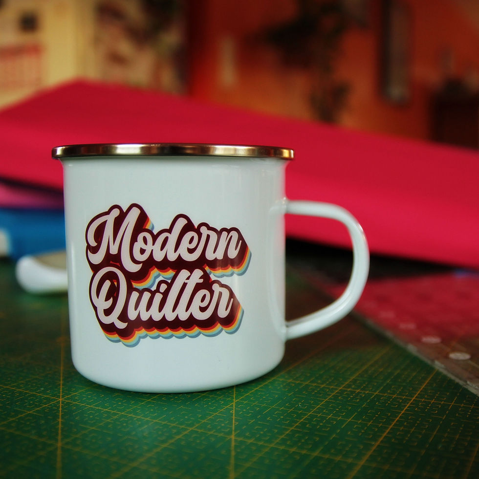 Miniature : Enamel Mug - Modern Quilter