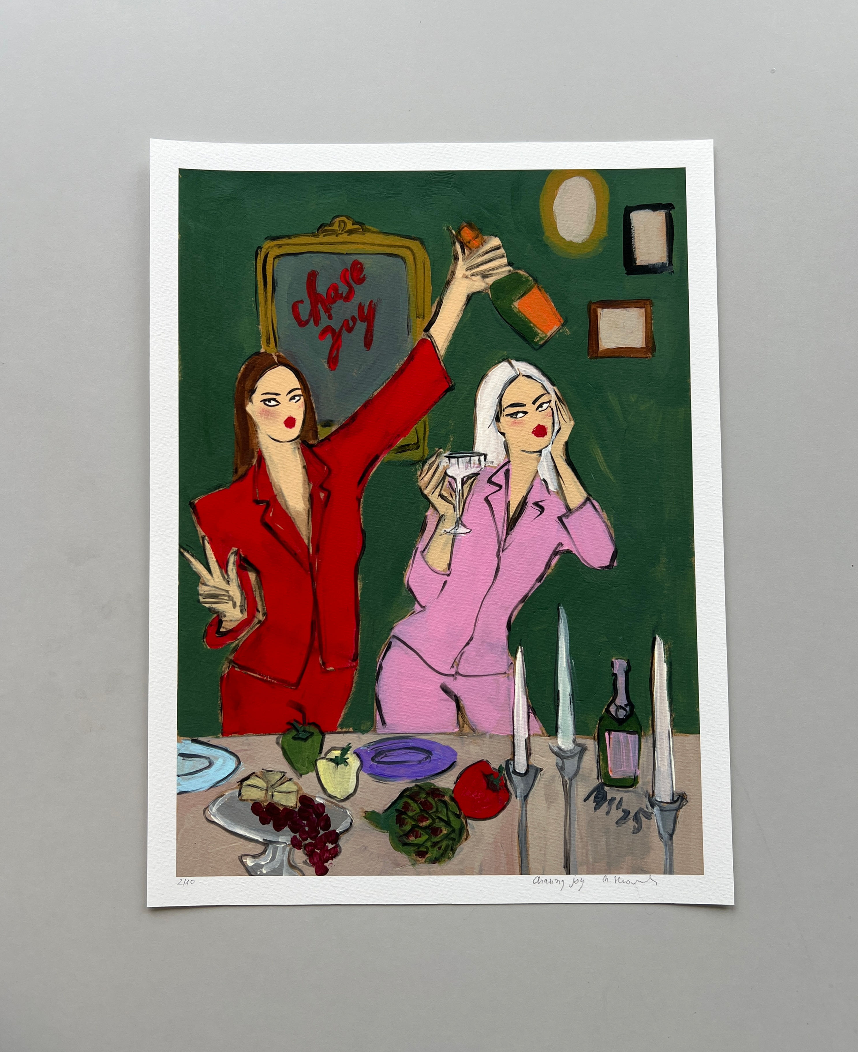 Limited Edition Print "Chasing joy", 2025