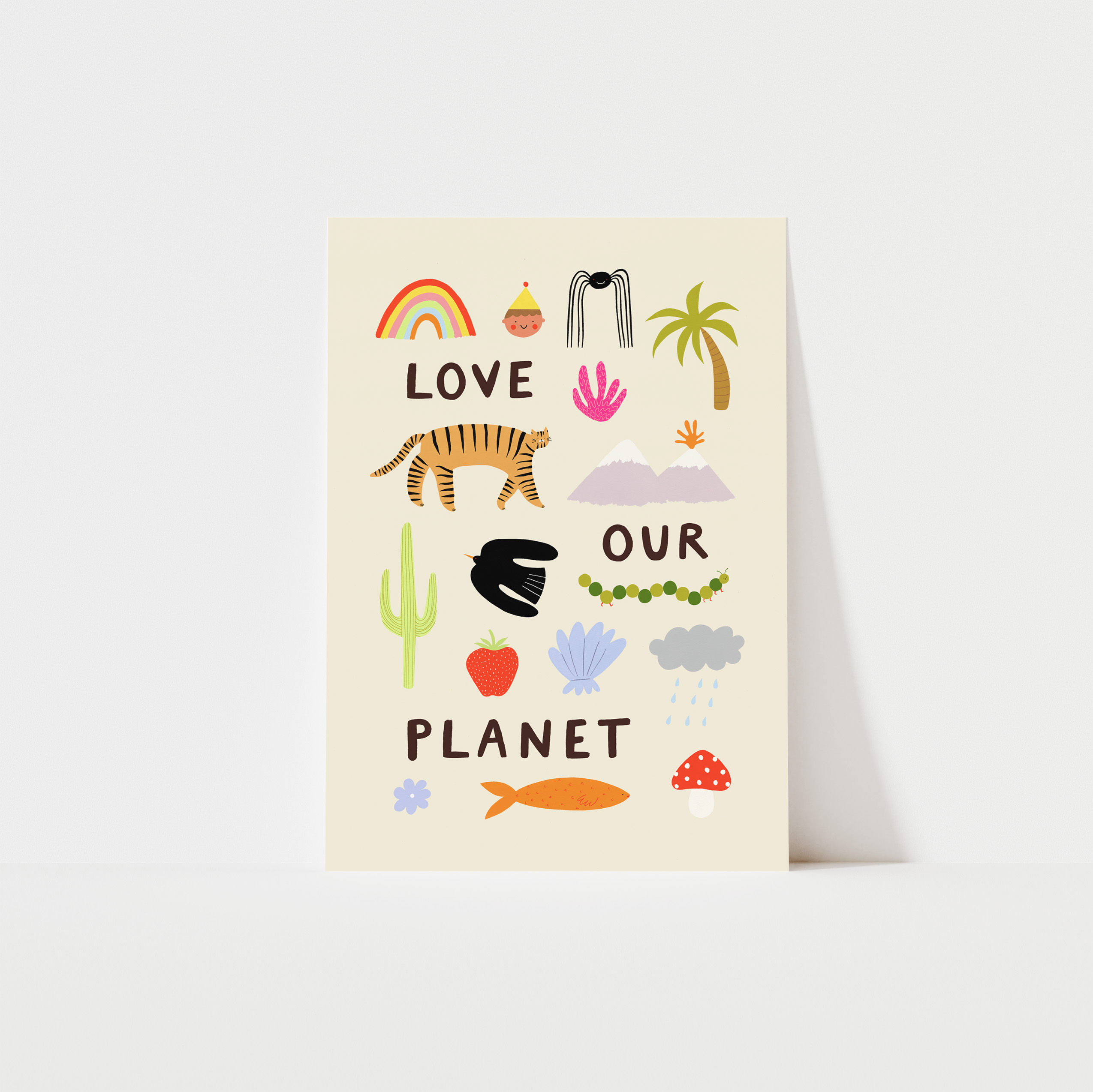 Love Our Planet Art Print