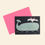Thumbnail: A Whale of a Time Card from the greeting cards collection by Little Black Cat illustrated goods.