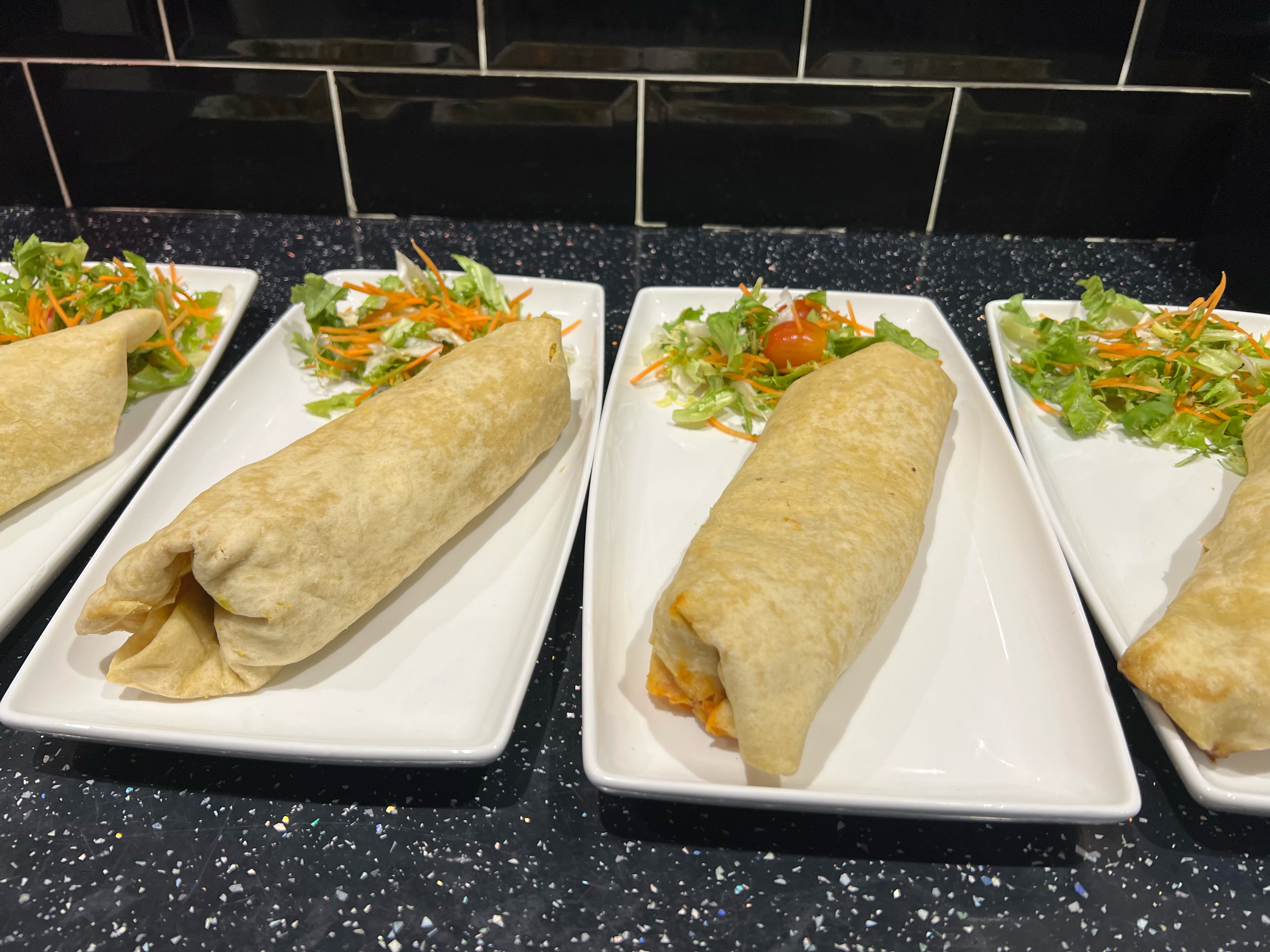 Arranged Food and Objects