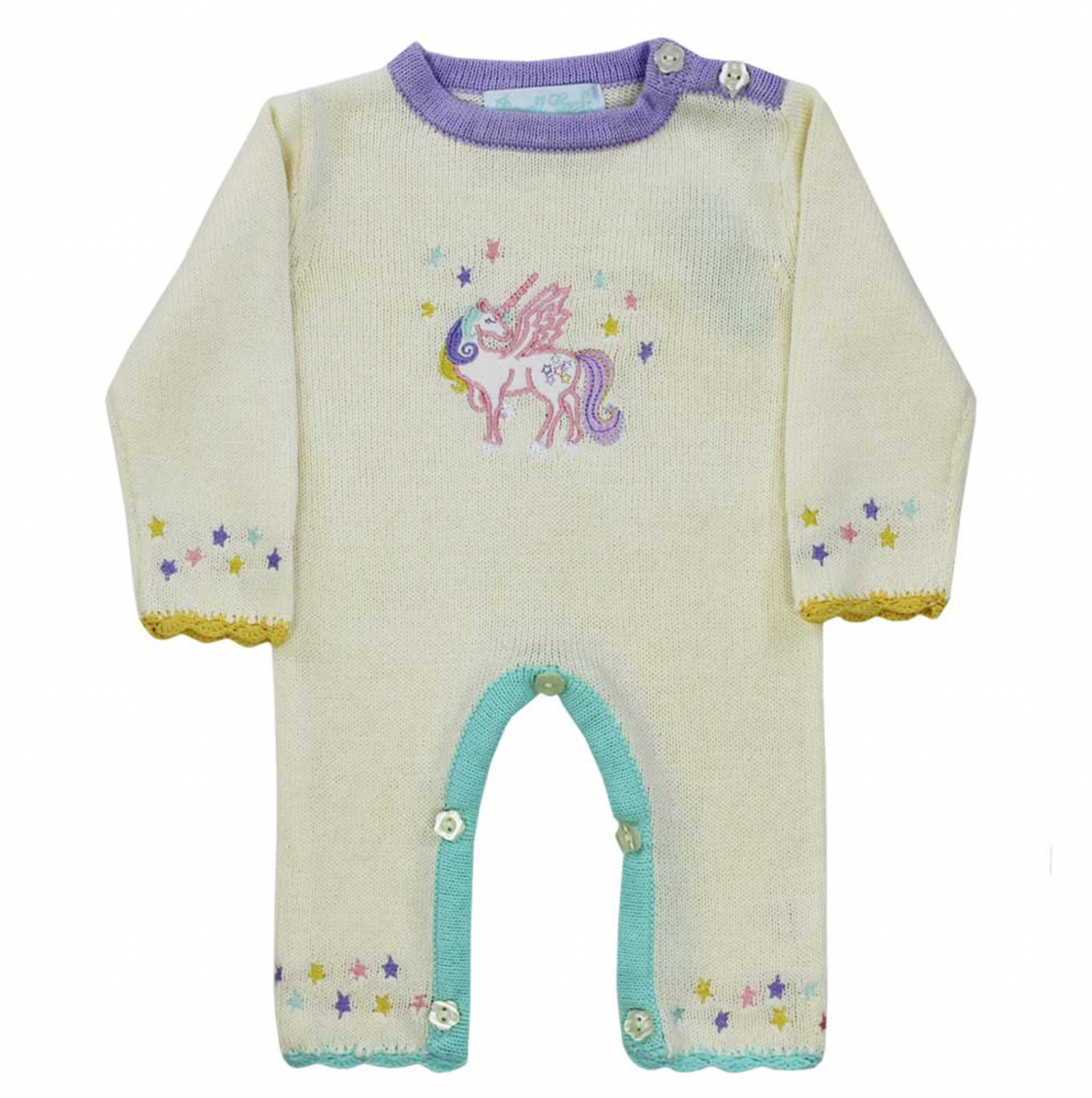 Unicorn Long Sleeve Knitted Jumpsuit