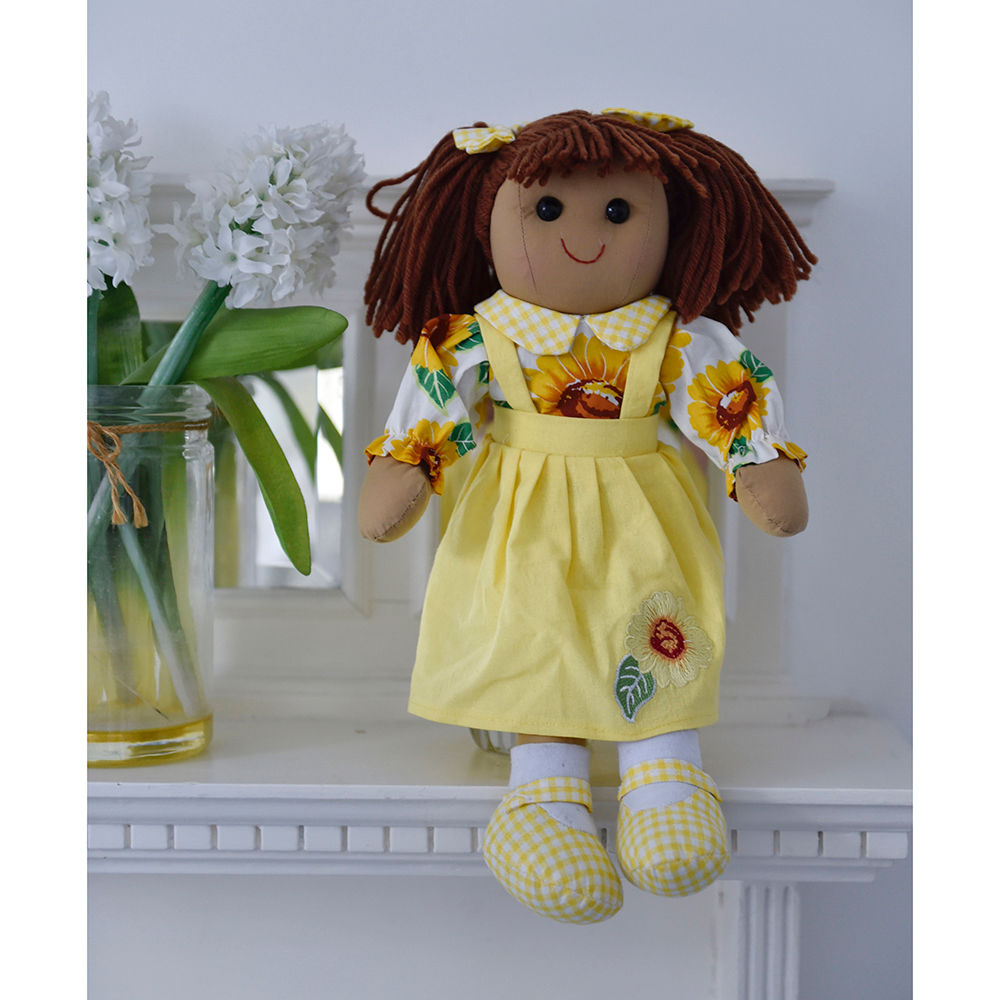 Embroidered Dress Rag Doll 40cm –