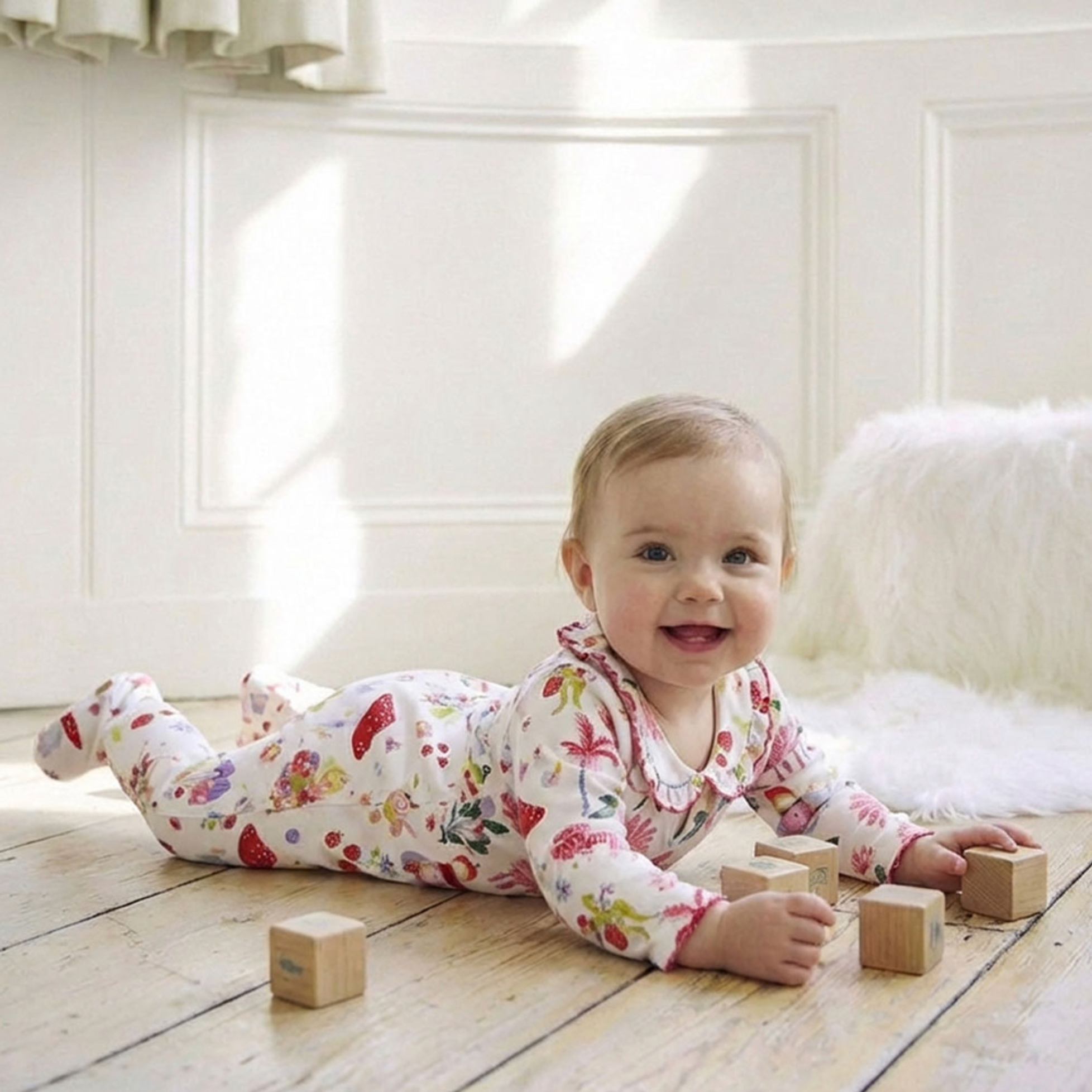 Little Woodland Baby Grow